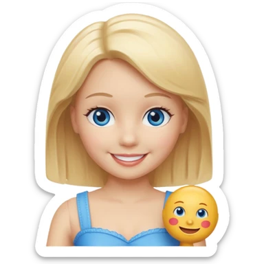 Toy doll sticker
