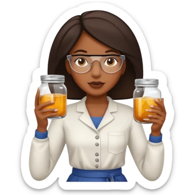  black womanPeople Holding Jar sticker