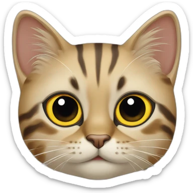 Cat écailles de tortue sticker