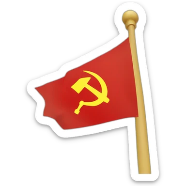 Flag of Soviet Union, accurate style sticker