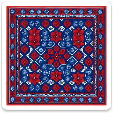 Ajrak sindh sticker