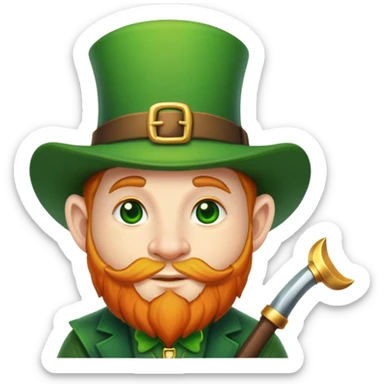 Leprechaun hunter sticker