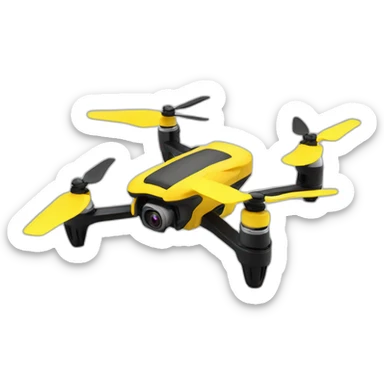Race quadcopter sticker