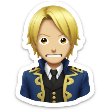 Sanji vinsmoke  sticker