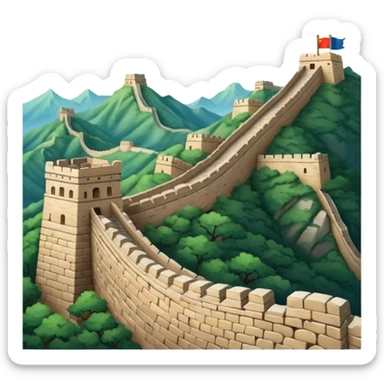 Great wall of china sticker
