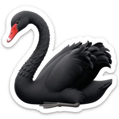 Cisne negro sticker