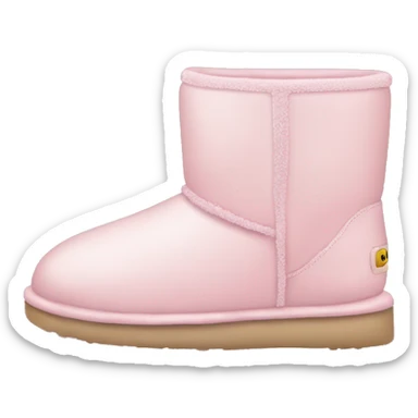 light pink uggs sticker