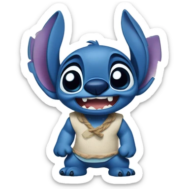 Stitch from lilo and stitch sticker