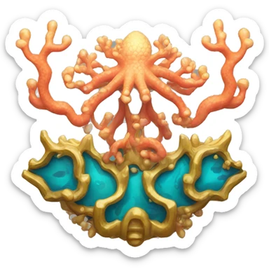 emblem of  Coral Sea kingdom sticker