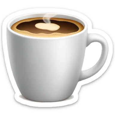 A cup of coffee  sticker