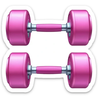 mancuernas rosas sticker