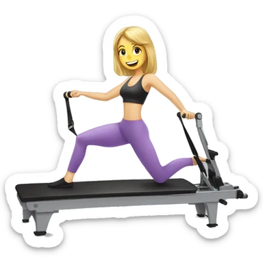 Pilates reformer sticker