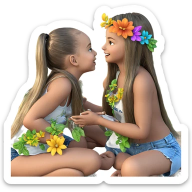 bonded by nature's beauty sticker