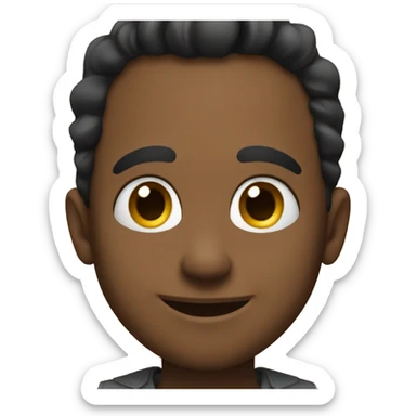 Julian smiling sticker