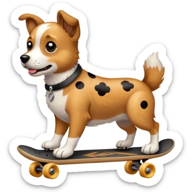 Chien 🐕🐶🛹 sticker