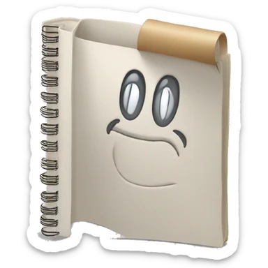 writing journal sticker