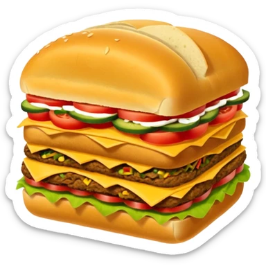Mexican tortas sticker
