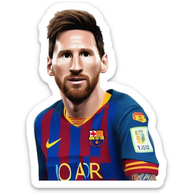 Messi Messi Ankara Messi Messi Ankara Messi gooooooal sticker