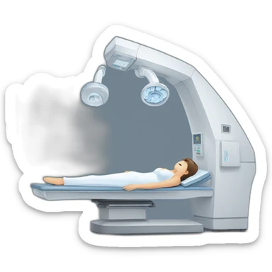 Radiologist-performing-breast-mri sticker