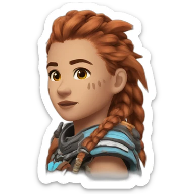 Aloy horizon zero dawn sticker