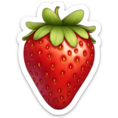 strawberry sticker