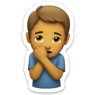 Triste y apenado  sticker