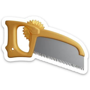a saw 3D premium,3D sticker