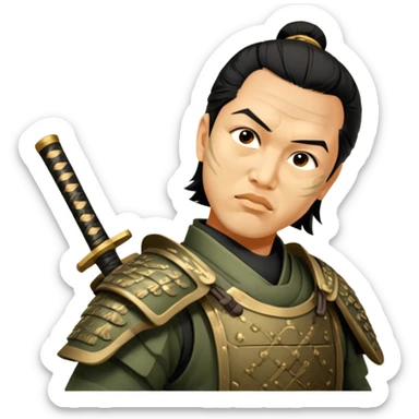 Ancient Samurai sticker