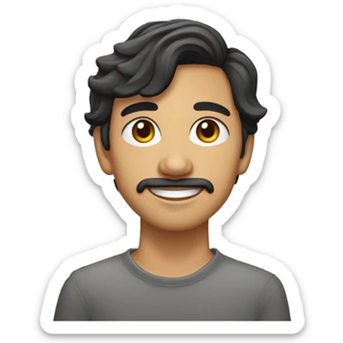 Artísta marciano cantero joven sticker