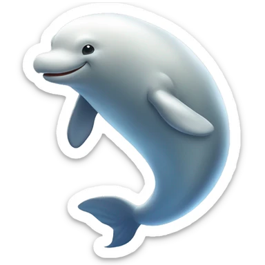 Beluga whale saying but did you die￼ sticker