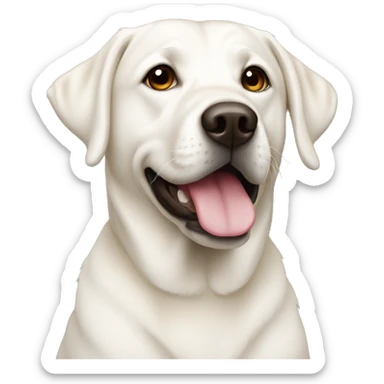 White lab sticker