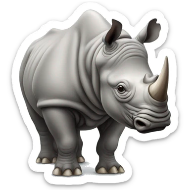 rhino sticker