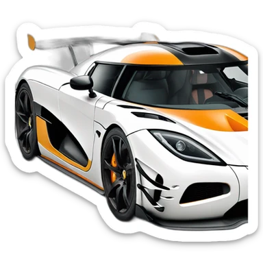 Koenigsegg agera 1:one sticker