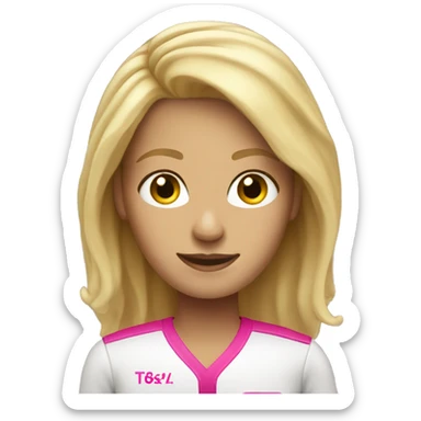 blonde t mobile employee sticker