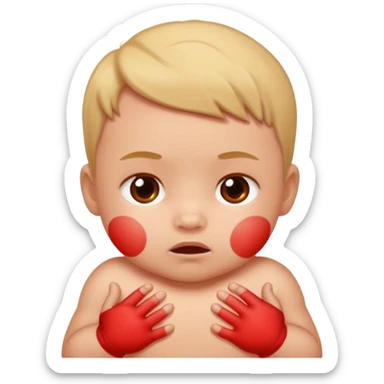 baby rash sticker