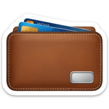 wallet credit card sticker
