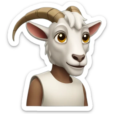 goat-man sticker