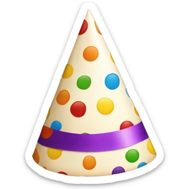 birthday hat sticker