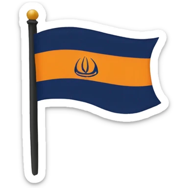 Khalsa flag sticker