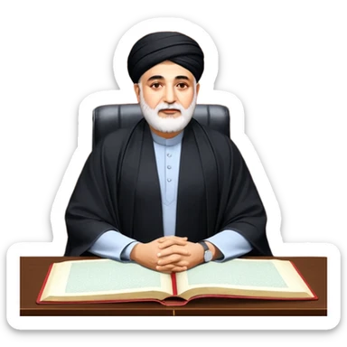 یک دختر افغان با لباس گند افغانی sticker