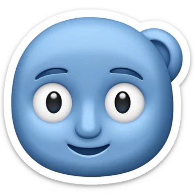 Ein einfacher Lineal beidseitig abgerundet
Ein sanfter Farbverlauf von dunkelblau über hellblau bis hin zu weiß sticker