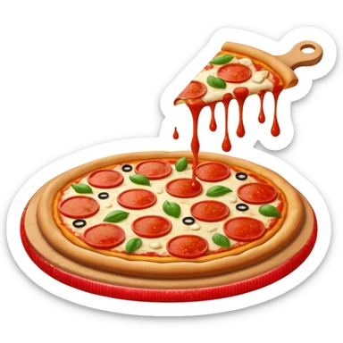 Pizza only tomato sauce  sticker