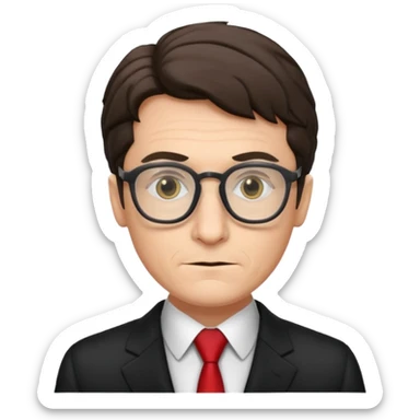 Money heist professor sticker
