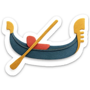 Venice gondola sticker