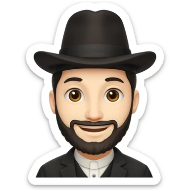 orthodox jew smirking sticker