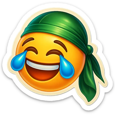 lol face laughing crying
Change His durag To Green sticker