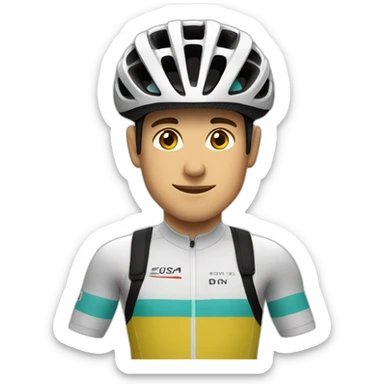 fusée cycliste sticker