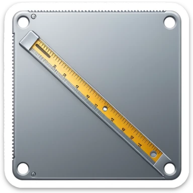 mac os icon square crop tool ruler sticker