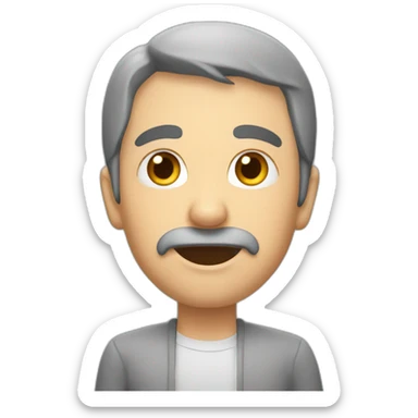 Un gros sûr une mince sticker