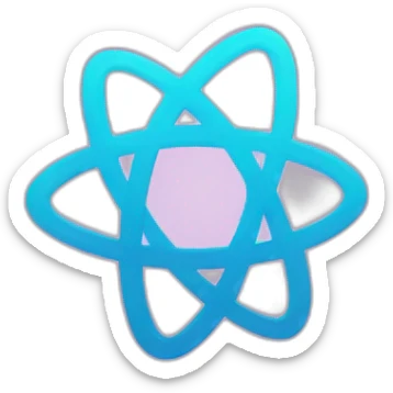 react.js logo sticker
